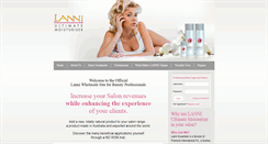 Desktop Screenshot of lanniessentials.com